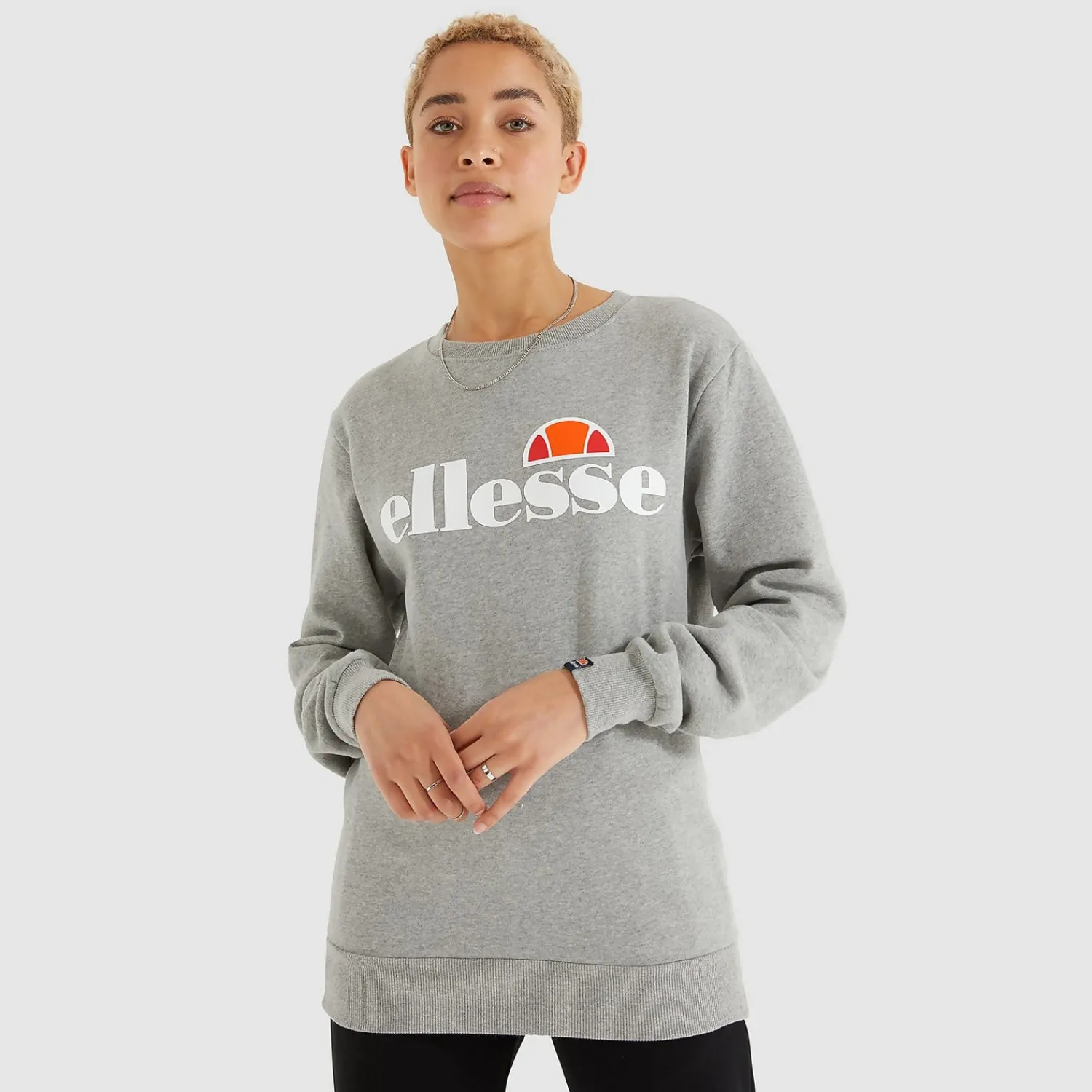 Ellesse Hoodies & Sweatshirts>Agata Sweatshirt Grau Meliert für Damen