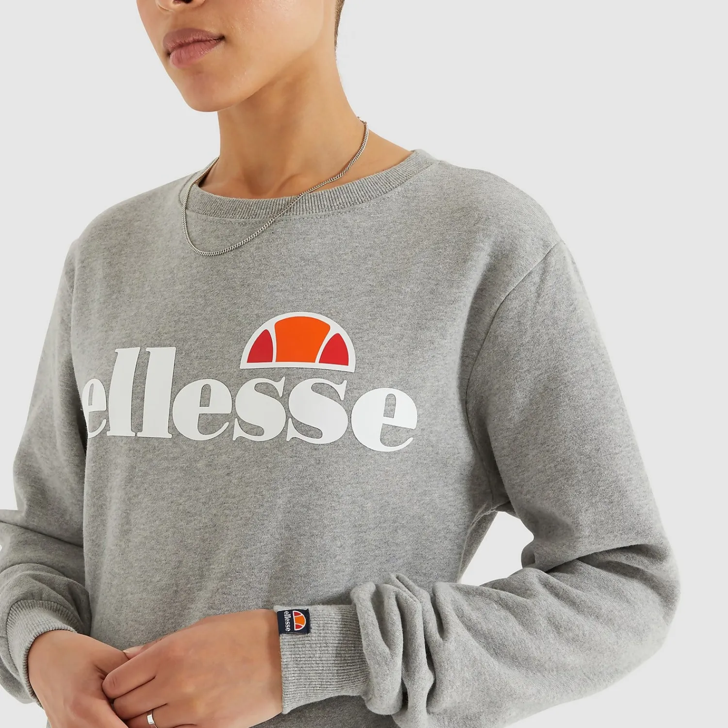 Ellesse Hoodies & Sweatshirts>Agata Sweatshirt Grau Meliert für Damen