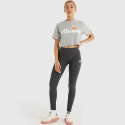 Ellesse Tops>Alberta Kurztop Grau Meliert für Damen