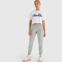 Ellesse Tops>Crop-T-Shirt Alberta für Damen Weiß