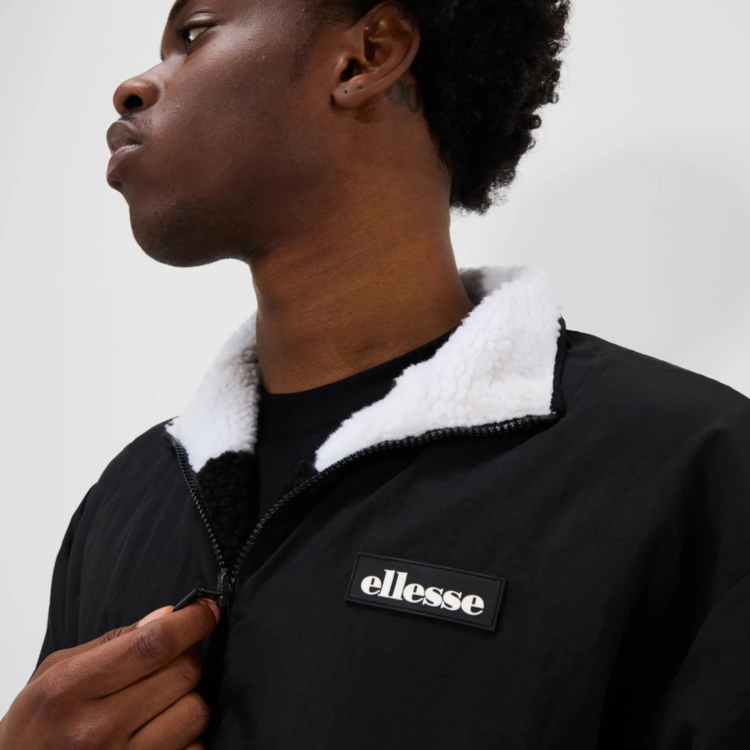 Ellesse Jacken Und Mäntel>Jacke Pallatini FZ für Herren Schwarz/Weiß