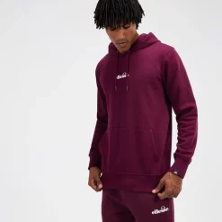 Ellesse Hoodies & Sweatshirts>Kapuzenpullover Pershuta für Herren Burgunderrot