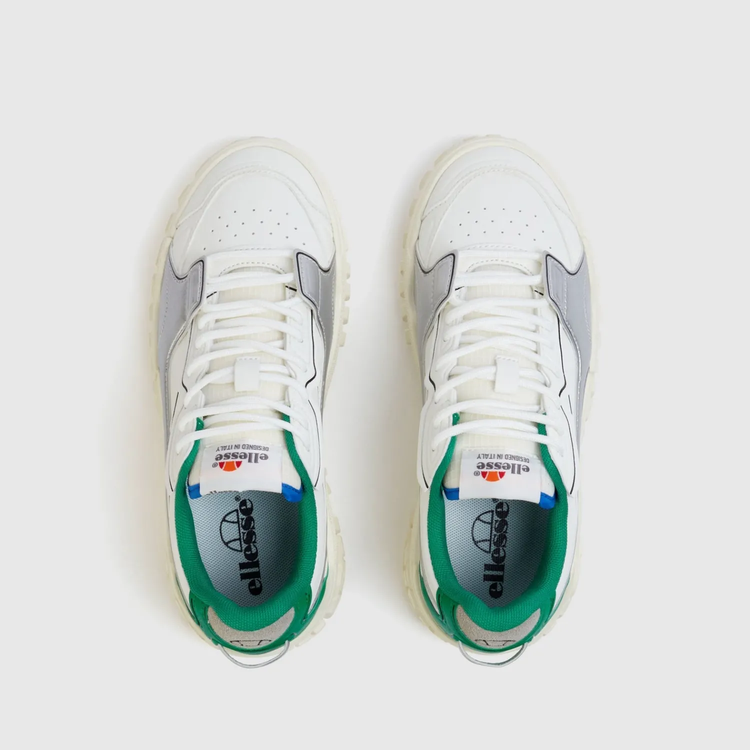 Ellesse Schuhe>LSR Trainer-Archiv für Damen Weiss/Grün/Anthrazit