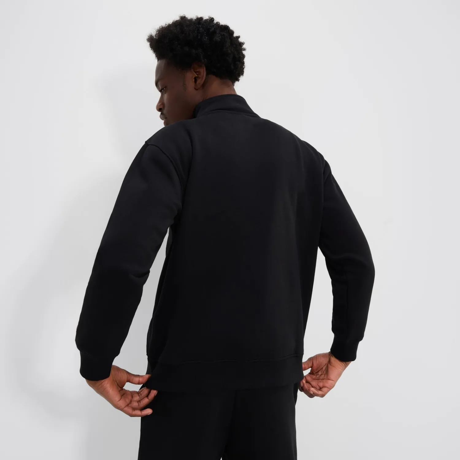 Ellesse Trainingsanzüge>Oberteil Baleor mit 1/4-Reißverschluss für Herren Schwarz