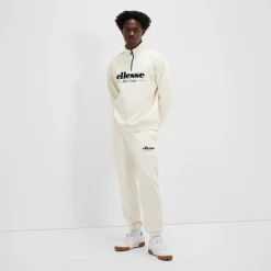 Ellesse Trainingsanzüge>Oberteil Baleor mit 1/4-Reißverschluss für Herren Cremeweiß
