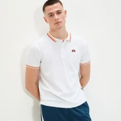 Ellesse Poloshirts|T-shirts>Poloshirt Rooks für Herren Weiß