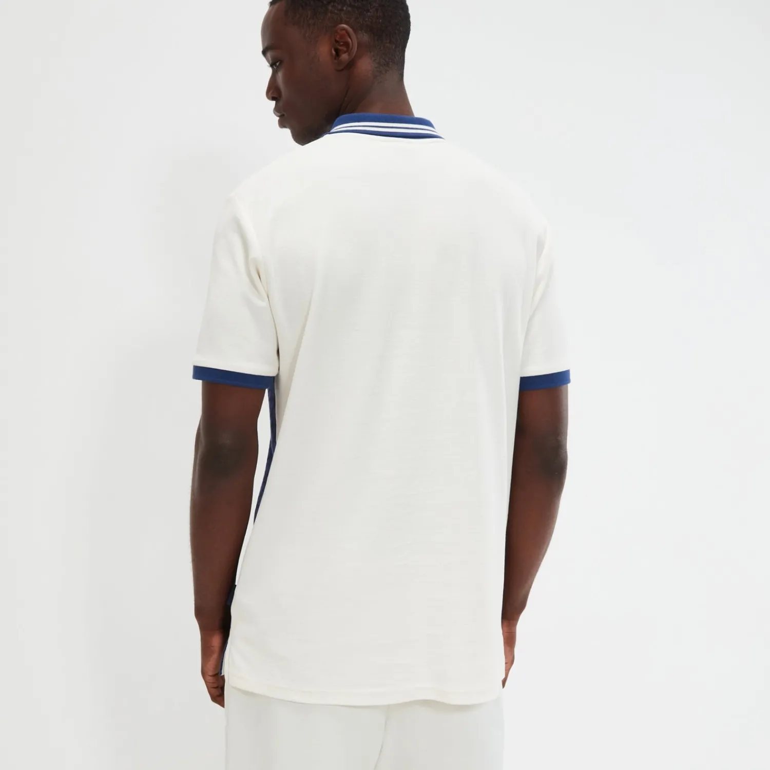 Ellesse Poloshirts>Poloshirt Suanio Cremeweiß/Marineblau für Herren
