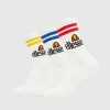 Ellesse Socken & Unterwäsche>Pullo 3Pk Socken Weiß/Multi