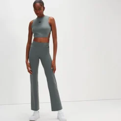 Ellesse Tops>Ärmelloses Croptop Doretta für Damen Dunkelgrün