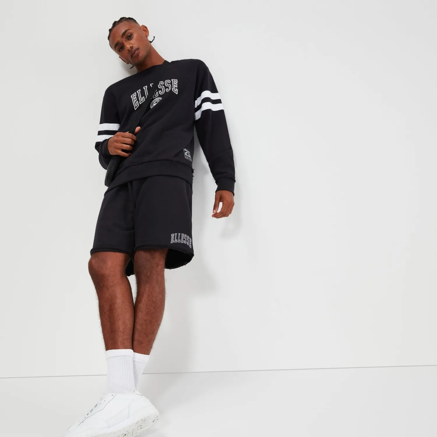 Ellesse Shorts>Shorts Tems Gewaschenes Schwarz für Herren