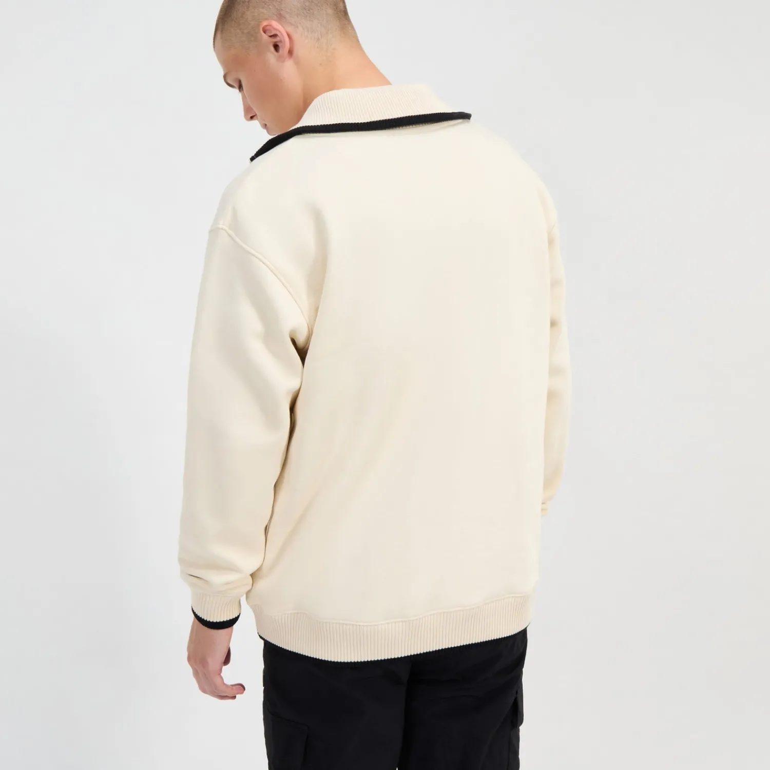 Ellesse Hoodies & Sweatshirts>Sweatshirt Sheridan für Herren mit 1/4-Reißverschluss Weiß