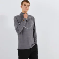 Ellesse Hoodies & Sweatshirts>Top Visala mit Halbreißverschluss für Herren Grau