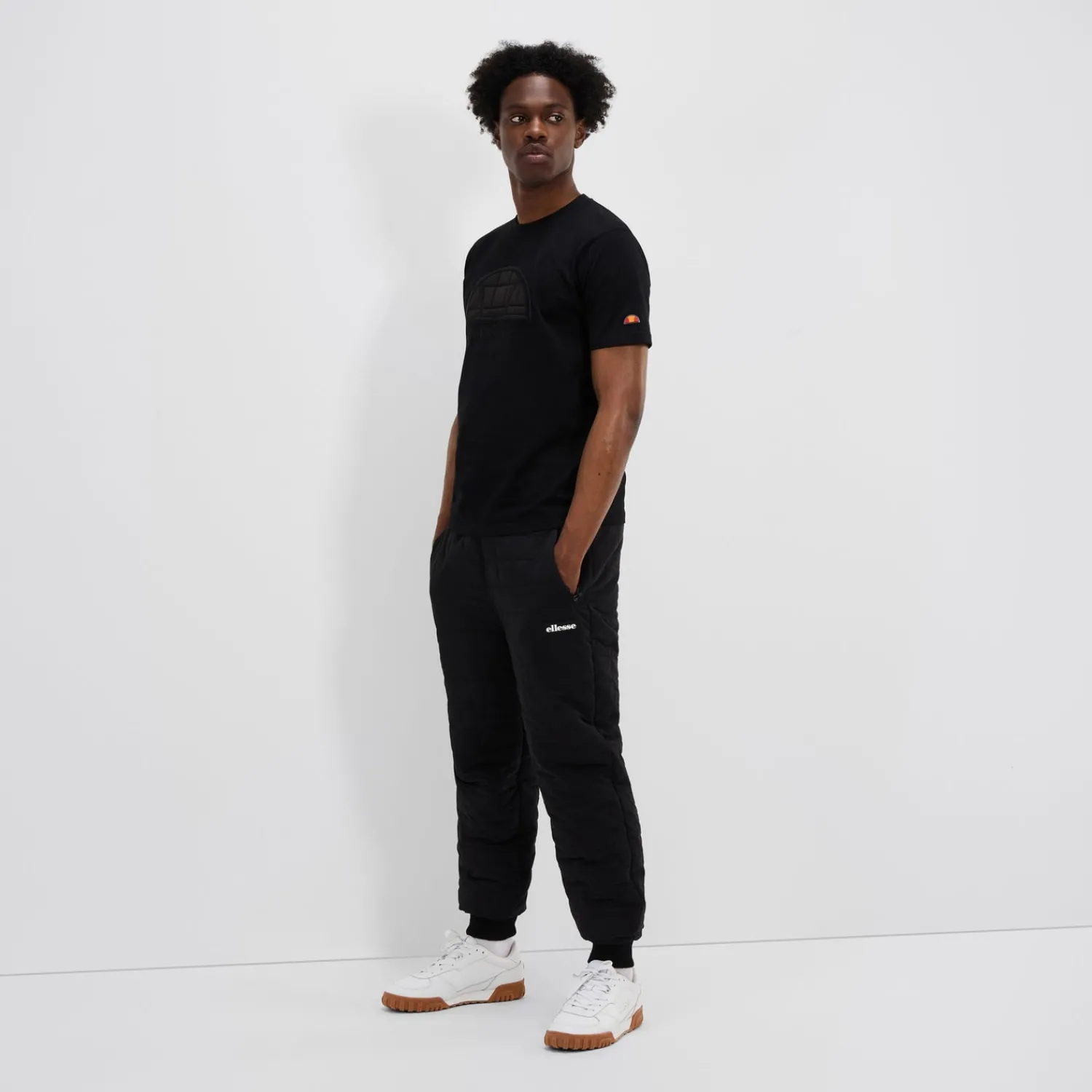 Ellesse Trainingsanzüge>Trainingshose Remera für Herren Schwarz