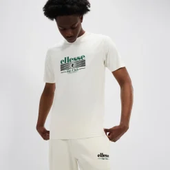 Ellesse T-shirts>T-Shirt Eliesca für Herren Cremeweiß