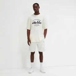 Ellesse T-shirts>T-Shirt Zalenti Cremeweiß für Herren