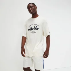Ellesse T-shirts>T-Shirt Zalenti Cremeweiß für Herren